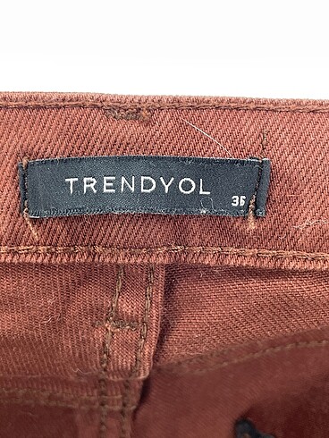 36 Beden kahverengi Renk Trendyol & Milla Jean / Kot %70 İndirimli.