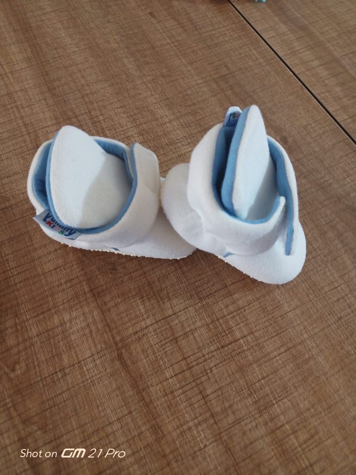 Renkli Baskılı Erkek Bebek İlk Adım Ayakkabısı - Görsel 2