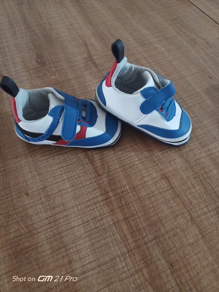 Renkli Baskılı Erkek Bebek İlk Adım Ayakkabısı - Görsel 5