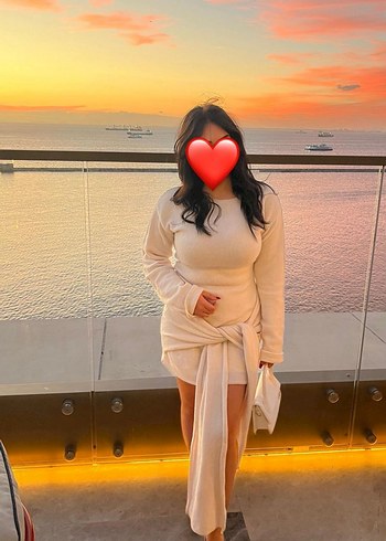 Beyaz Midi Triko Elbise, Uzun Kollu, Bel Detaylı - Görsel 2