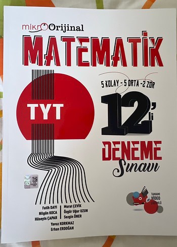 Mikroorjinal TYT Matematik 12'li Deneme Sınavı