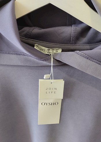 s Beden gri Renk Oysho crop Sweatshirt