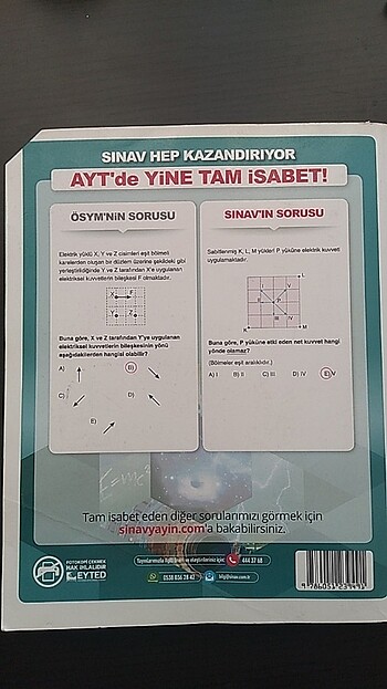  Sınav yayınları ayt fizik
