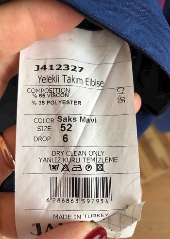 52-6 drop Beden mor Renk Mor Kravatlı Lacivert Erkek Takım Elbise jakamen
