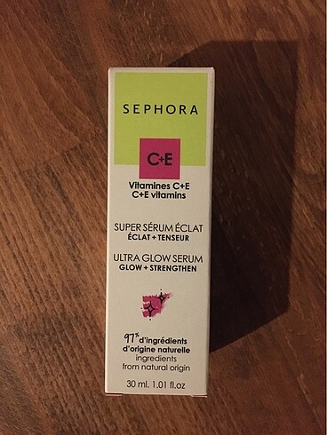 sephora c+e vitamins ultra glow serum