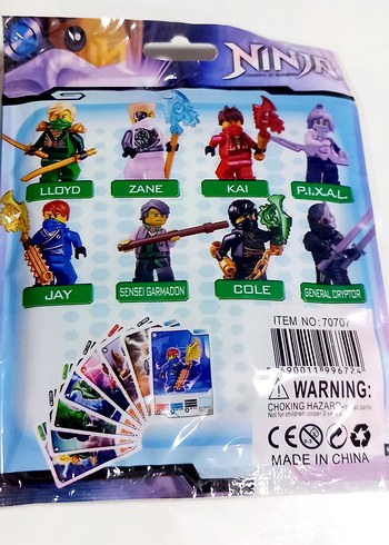 Ninja Lego Figürleri 5 paket 320 tl - Görsel 8