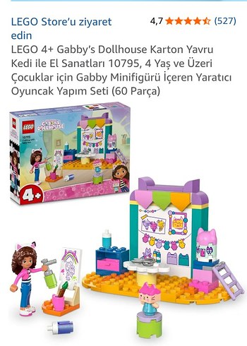 Lego Gabby Yavru Kedi ile el sanatları orjinal üründür - Görsel 12