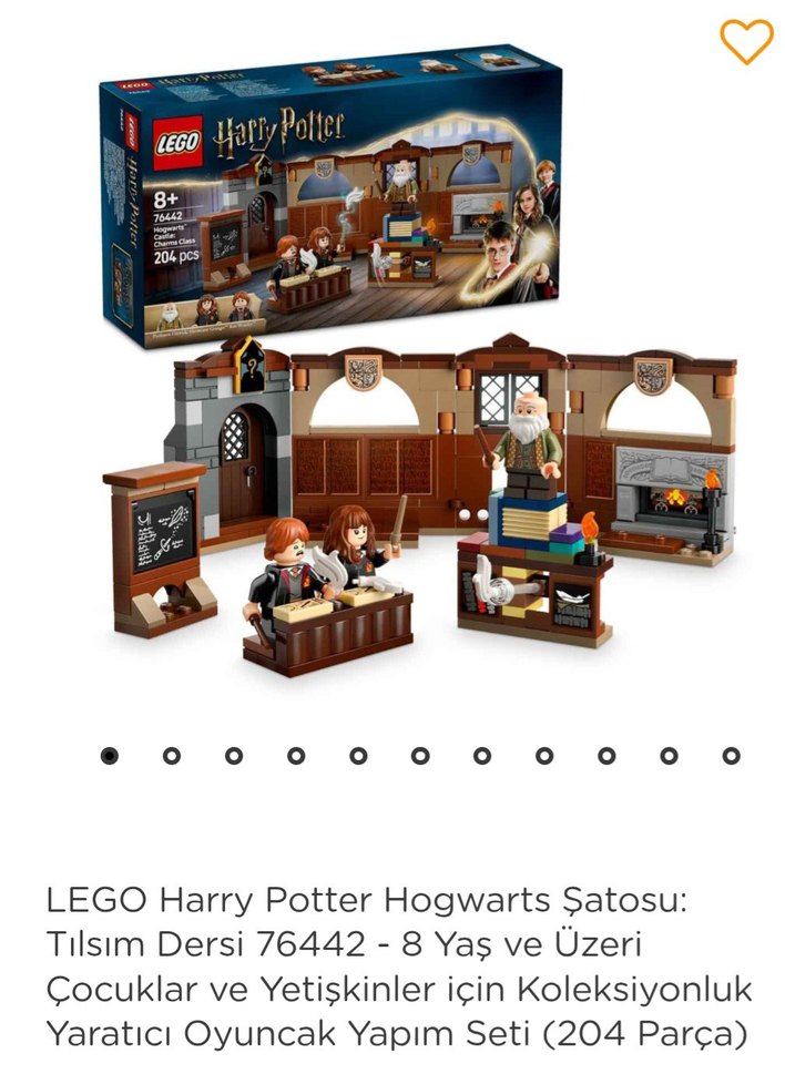 Lego HarryPotter Hogwarts Şatosu Tılsım Dersi kutulu sıfır ürün - Görsel 3