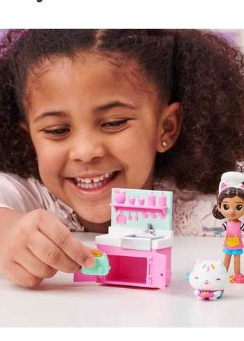 Gabby' Dollhouse Poppenhuis Figürlü Mutfak Oyun Seti ORJİNAL - Görsel 7
