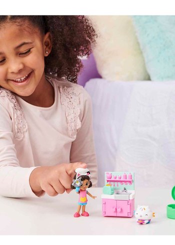 Gabby' Dollhouse Poppenhuis Figürlü Mutfak Oyun Seti ORJİNAL - Görsel 9
