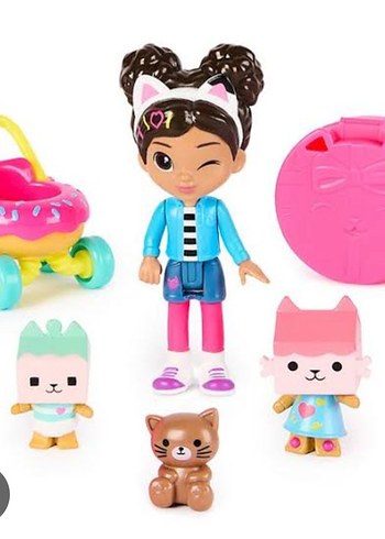 Gabby's Dollhouse Kedi Bakım Seti orjinal üründür yeni model - Görsel 6