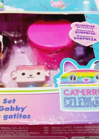 Gabby's Dollhouse Kedi Bakım Seti orjinal üründür yeni model - Görsel 8