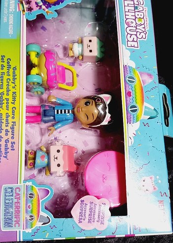 Gabby's Dollhouse Kedi Bakım Seti orjinal üründür yeni model - Görsel 5