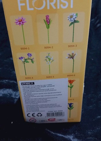 Lego Çiçek 92 parça sıfır ürün kutusunda - Görsel 5