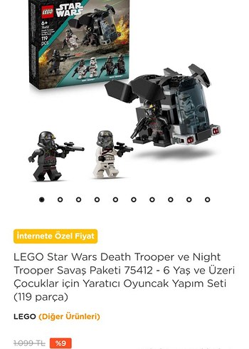 Lego StarWars Death ve Night Trooper Savaş Seti orjinal ürün - Görsel 9