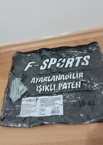 38 Beden gri Renk Işıklı Silikon Teker Paten