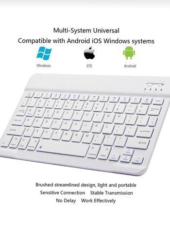 Kablolusuz Bluetooth Klavye - Görsel 3