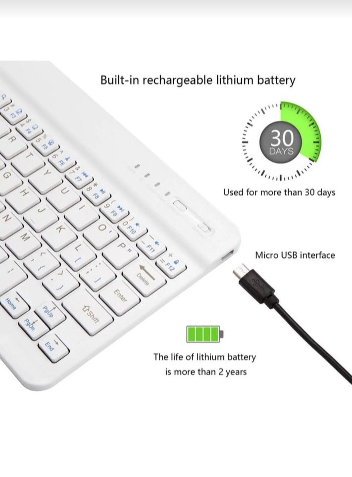 Kablolusuz Bluetooth Klavye - Görsel 4