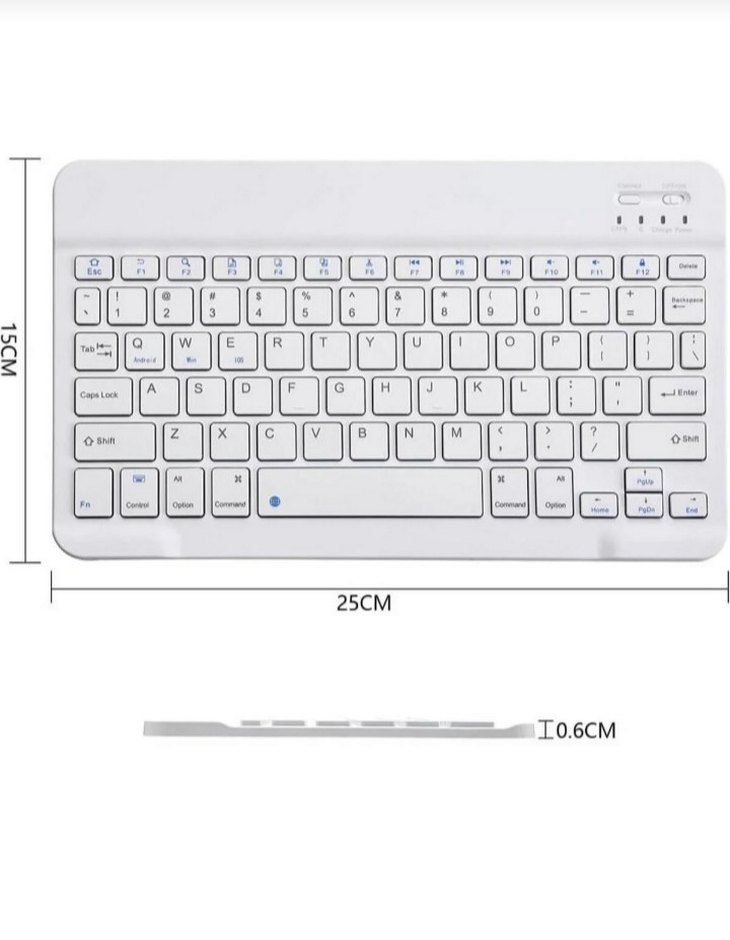 Kablolusuz Bluetooth Klavye - Görsel 5