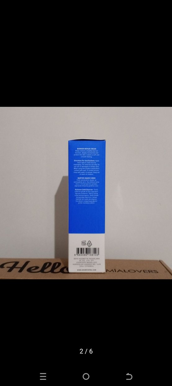 Mia Klinika Bariyer Onarıcı Krem - Görsel 2