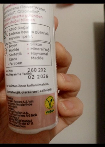 OTACI Canlandırıcı Gül Suyu Yüz Spreyi 50 ml - Görsel 4