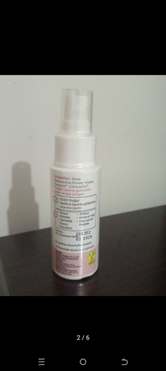 OTACI Canlandırıcı Gül Suyu Yüz Spreyi 50 ml - Görsel 2