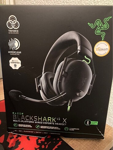 Razer Blackshark V2 oyuncu-gamer kulaklığı