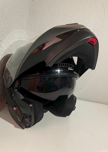 SWAY SİYAH AÇILABİLİR ÇENE XL 61-62 CM MOTORSİKLET KASKI - Görsel 3