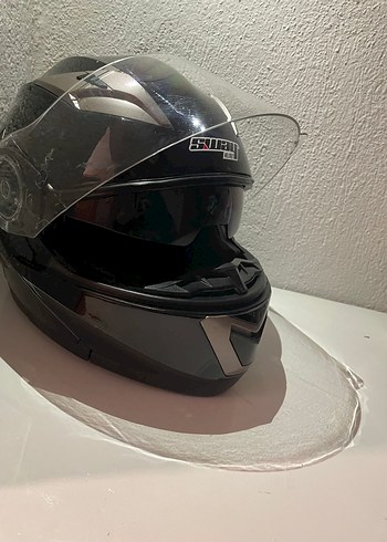 SWAY SİYAH AÇILABİLİR ÇENE XL 61-62 CM MOTORSİKLET KASKI - Görsel 2