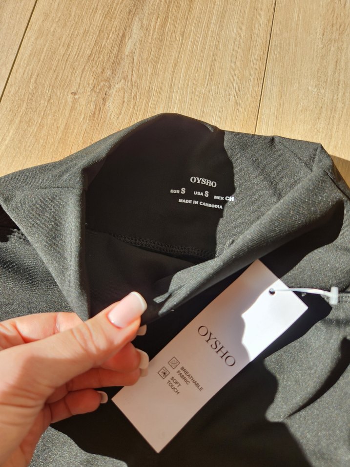 Oysho Şardonlu Kışlık Toparlayıcı Tayt - Görsel 4