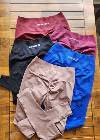 Alphalete Büzgülü Spor Tayt - Görsel 3