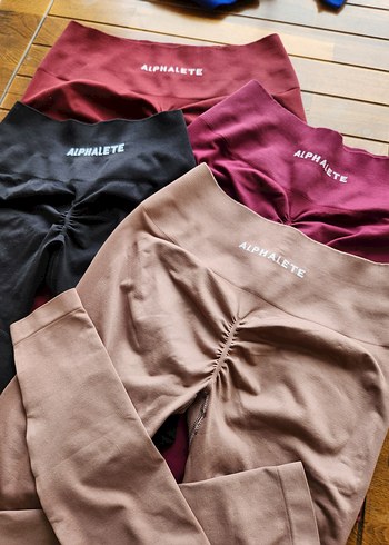 Alphalete Büzgülü Spor Tayt - Görsel 2