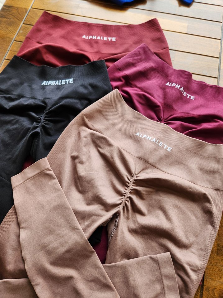 Alphalete Büzgülü Spor Tayt - Görsel 2