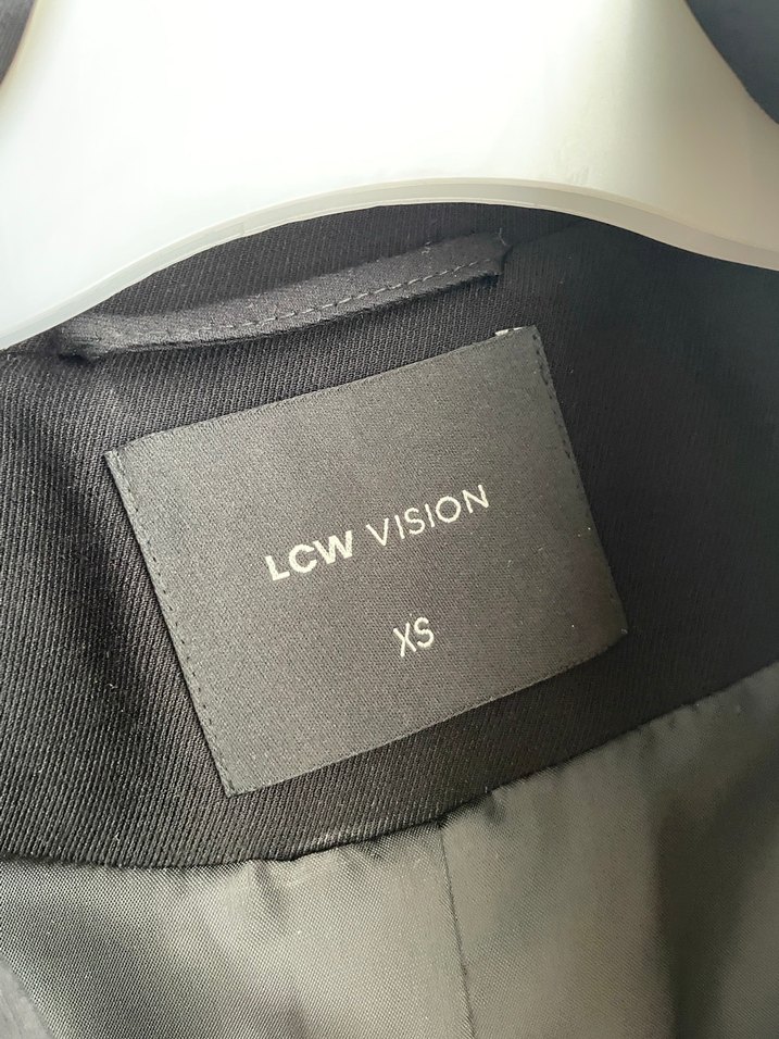 Siyah Düğmeli Kadın Blazer Ceket - Görsel 2