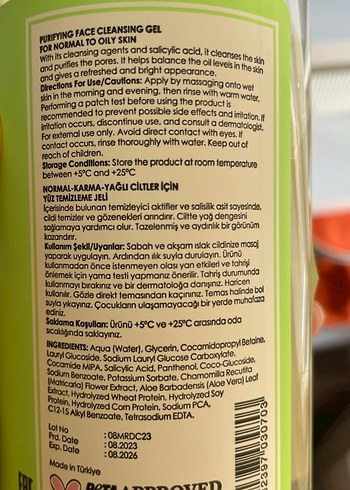 Maruderm Arındırıcı Yüz Temizleme Jeli 400 ml - Görsel 3