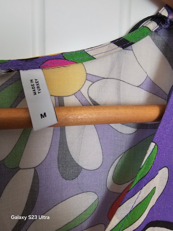 Çiçek Desenli Uzun  yazlık Elbisesi - Görsel 5