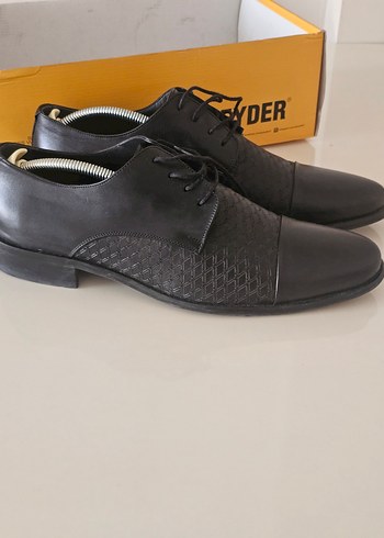 Erkek Siyah Deri Klasik Ofis Ayakkabısı - Görsel 2