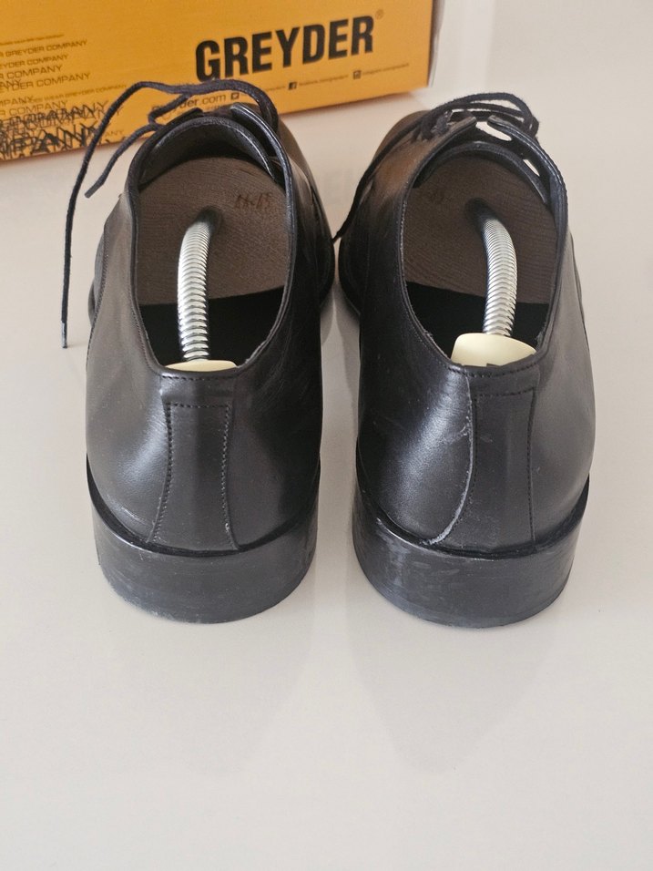 Erkek Siyah Deri Klasik Ofis Ayakkabısı - Görsel 3