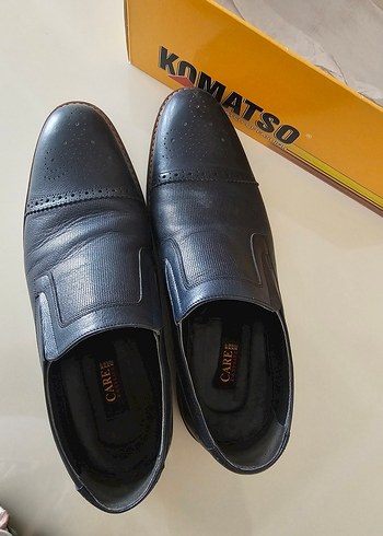 Lacivert Erkek Klasik Tokalı Ofis Ayakkabısı - Görsel 3