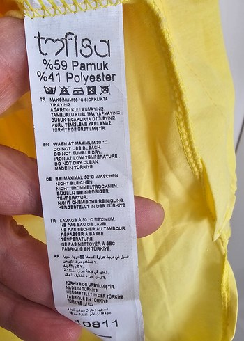 Sarı Uzun Kollu Gömlek - Görsel 4