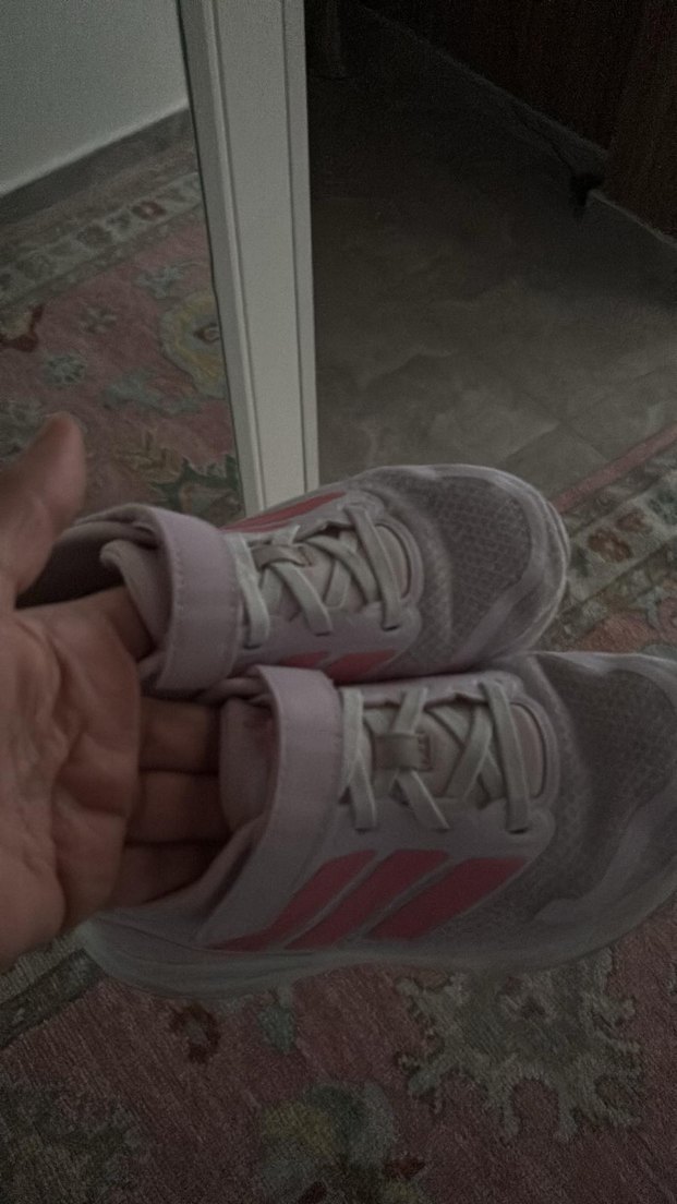 Kız Çocuk Pembe Velcro Bağcıklı Spor Ayakkabı - Görsel 2