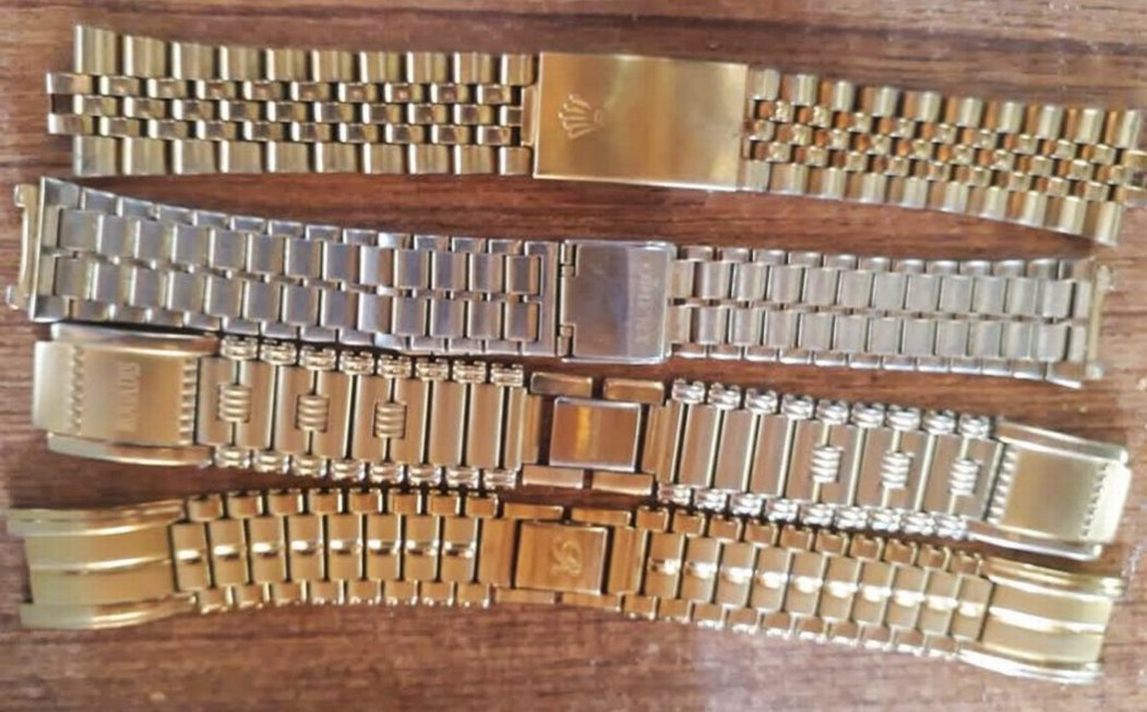 Yeni 4 adet depo malı Çelik saat kordonları - Görsel 2