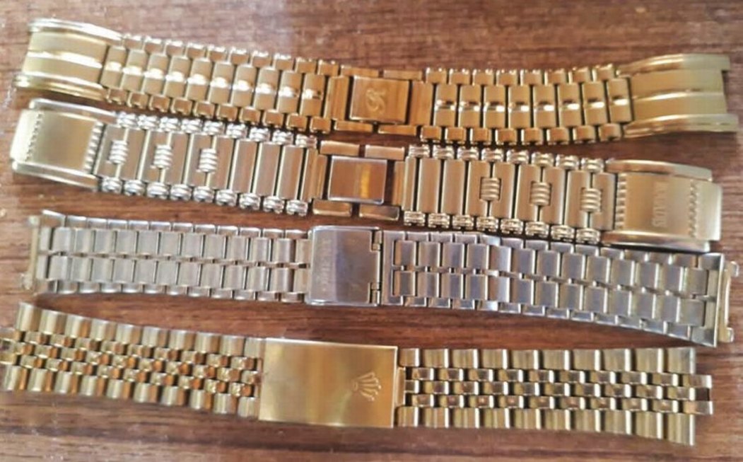 Yeni 4 adet depo malı Çelik saat kordonları - Görsel 4