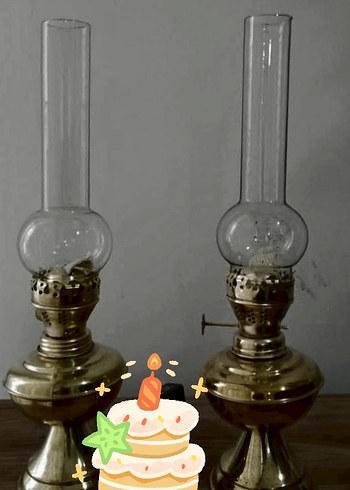 Beden Prinç gövdeli Fransız model gaz lambası