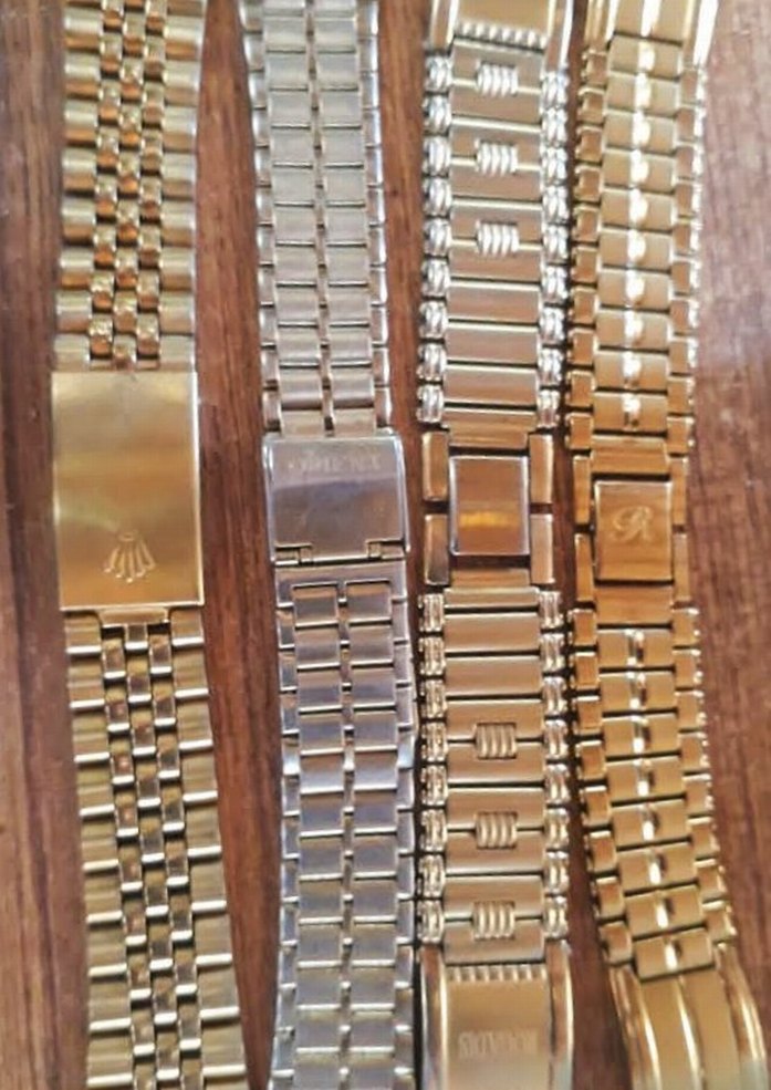 Dönem ürünü koleksiyonluk Çelik saat kordonları - Görsel 4