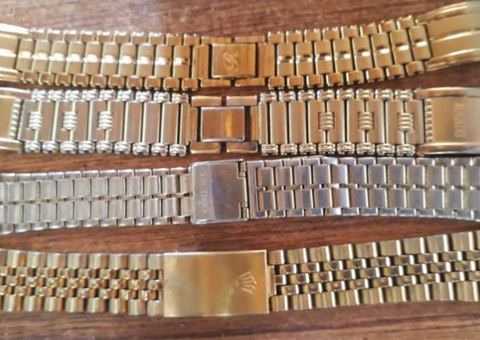 Dönem ürünü koleksiyonluk Çelik saat kordonları - Görsel 3