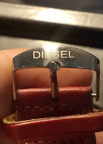 Orijinal damgalı mühürlü Diesel marka tek taraflı deri kordon - Görsel 11