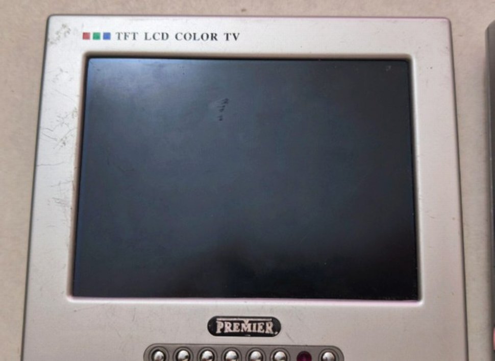 3ADET PREMIER PR-620TFT RENKLİ PORTATİF TV 12 volt - Görsel 4