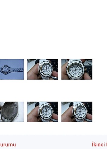 C. WATCH Çelik kordon kol saati çalışıyor kapağı yok kordonunun 