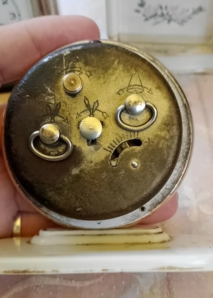 1960'ların ürünü Rus malı Slova marka küçük boy kurmalı alarmlı  - Görsel 2